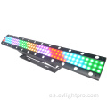 Luz de efecto de fondo de rgb de rgb blanco cálido